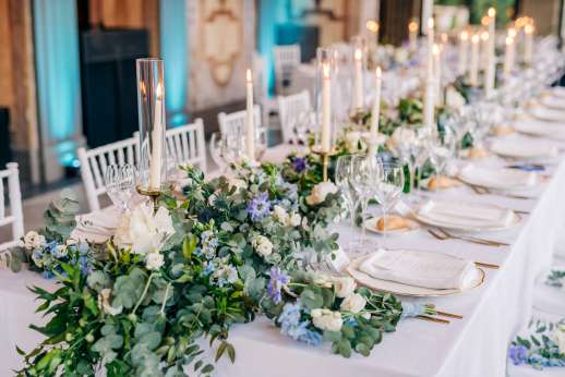Weddings at Torre della Duchessa - Wedding buffet prepared in the garden