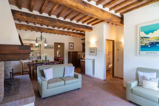 Casa Tara - Guesthouse; leading out to the loggia. Football table.
