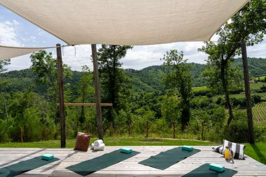 Villa Albizi - Yoga platform in the garden