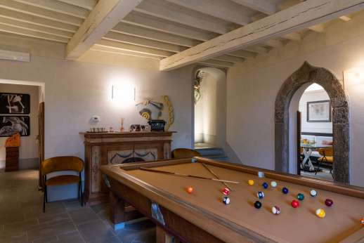 Villa Albizi - Billiard room on the ground floor