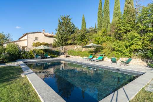Podere Guicciardini - The swimming pool enjoys magnificent views
