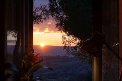 Loliondo - The deep colours of sunset over the Tuscan hills