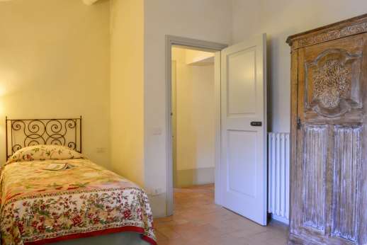 Podere Guicciardini - Second view of the twin bedroom.